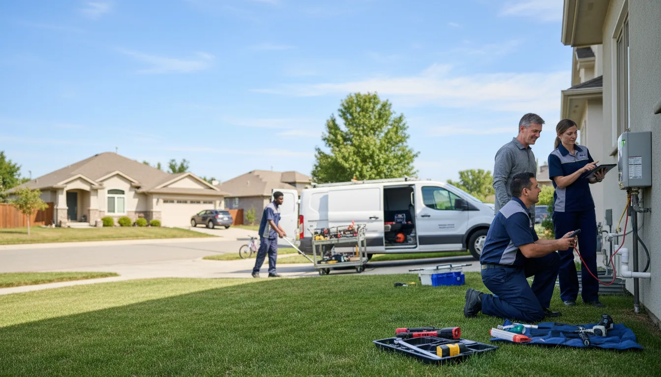 Tankless water heater service in Hooper, UT